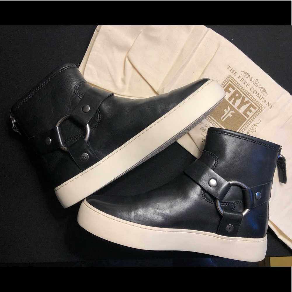 Frye Lena Harness Booties 6.5